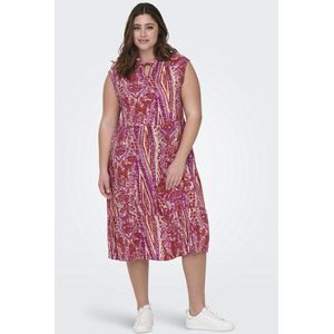 Carnova - Lange Jurk - Viscose - Midi-lengte - Mouwloos - V-Hals