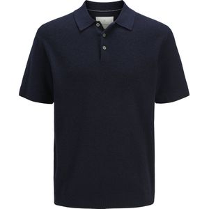 JACK & JONES Trui 'JPRCCCOOPER' - Knoopsluiting - Effen Kleur - Kwartmouw