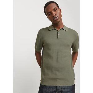 JACK & JONES Heren Poloshirt - Korte Mouwen - Tea Leaf