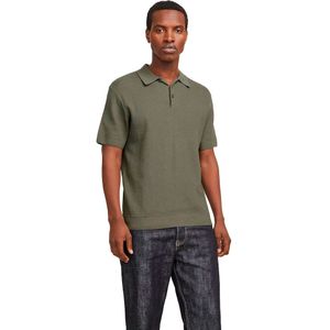 Jack & Jones - Cooper - Poloshirt - Blauw - 50% Katoen 50% Biologisch Katoen