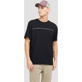 T-shirt - Zwart - Regular Fit - Ronde Hals - Korte Mouwen