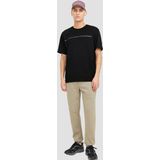 T-shirt - Zwart - Regular Fit - Ronde Hals - Korte Mouwen