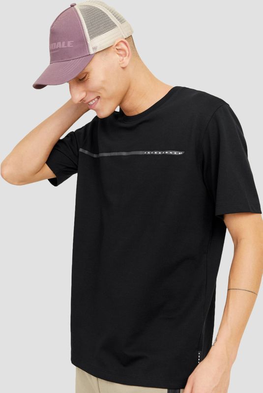 T-shirt - Zwart - Regular Fit - Ronde Hals - Korte Mouwen