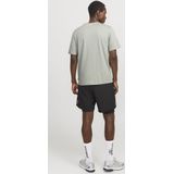 T-shirt - Zwart - Jersey - Ronde Hals - Logoprint - Losse Pasvorm