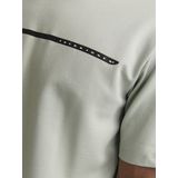 T-shirt - Zwart - Jersey - Ronde Hals - Logoprint - Losse Pasvorm