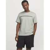 T-shirt - Zwart - Jersey - Ronde Hals - Logoprint - Losse Pasvorm