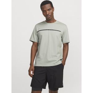 T-shirt - Zwart - Jersey - Ronde Hals - Logoprint - Losse Pasvorm