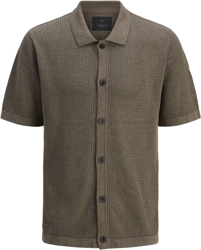 JACK & JONES - AARTO - Vrijetijdsoverhemd - Blauw - Katoen - Korte Mouwen