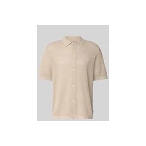 Jack & Jones Jprblaarto Knit Polo SS - Zand - 100% Katoen