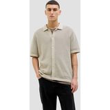 Jack & Jones - Blaarto Knit Polo - Poloshirt - Korte Mouw - Relaxte Pasvorm - 100% Katoen