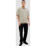 Jack & Jones - Blaarto Knit Polo - Poloshirt - Korte Mouw - Relaxte Pasvorm - 100% Katoen