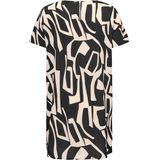 Carlux - Korte Jurk - Zwart - Katoen - Boothals met Ritssluiting