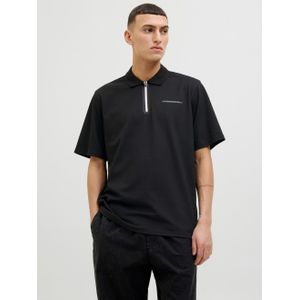 Jack & Jones Jcofusion Pique Polo Ss Sn, zwart, XS