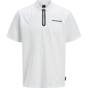 Poloshirt - Katoen - Geribbelde Kraag - Logoprint - Normale Pasvorm