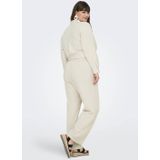 ONLY - CARTIZANA COTTON LOOSE PANTS - Comfortbroek - Pumice Stone - Zomerbroek