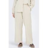 ONLY - CARTIZANA COTTON LOOSE PANTS - Comfortbroek - Pumice Stone - Zomerbroek