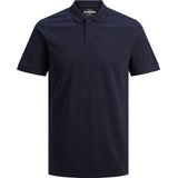 Polo - Blauw - Katoen - Slim Fit