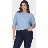 ONLY CARMAKOMA - Blousetop - Zwart - Jersey - Loose Fit