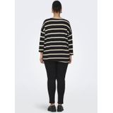 ONLY CARMAKOMA - Top - O-hals - 3/4 Mouwen - Regular Fit - Zacht Jersey