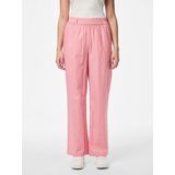 Pcsarah - Mw Wide Leg Broek - Zwart - Katoen - Soepelvallende Pasvorm