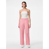 Pcsarah - Mw Wide Leg Broek - Zwart - Katoen - Soepelvallende Pasvorm