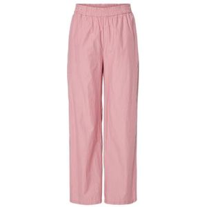 Pcsarah - Mw Wide Leg Broek - Zwart - Katoen - Soepelvallende Pasvorm