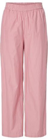 Pcsarah - Mw Wide Leg Broek - Zwart - Katoen - Soepelvallende Pasvorm