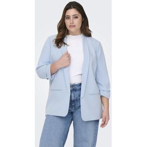 ONLY CARMAKOMA - Blazer - Zwart - Polyester - Regular Fit