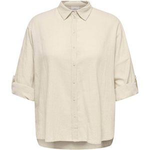 ONLY - Carmakoma Cartizana - Dameshemd - Pumice Stone - Katoen - 1 stuk