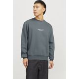 Jack & Jones - Jorvesterbro Sweatshirt - Storm - Katoen - 1 stuk