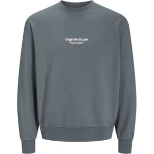 Jack&jones Jorvesterbro Sweat Crew Neck Noos Heren Trui - Stormy Weather