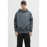 Jack & Jones - Sweater - Zwart - Katoen/Polyester - Capuchon