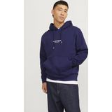 Jack & Jones - Hoodie - Casual - Zwart - Katoen