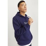 Jack & Jones - Hoodie - Casual - Zwart - Katoen