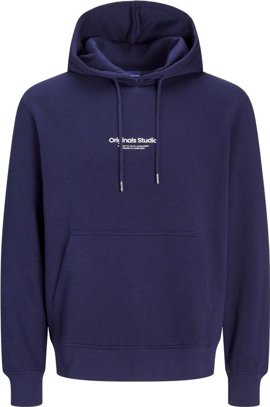 Jack & Jones - Hoodie - Casual - Zwart - Katoen