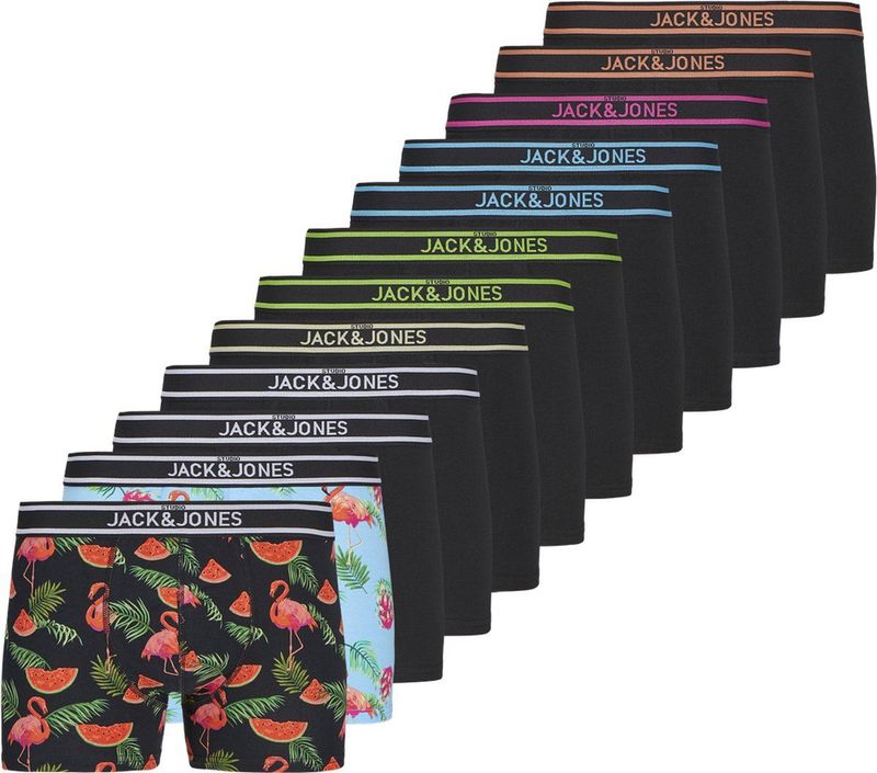 Jack & Jones Onderbroeken 12-Pack Boxers Jacwatermelon Multi