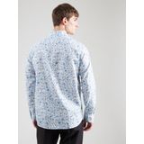 Overhemd - Dobby Stof - Geometrische Patronen - Regular Fit - 100% Katoen