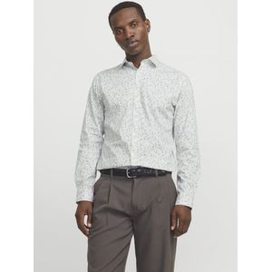 Overhemd - Glanzend Poplin - Lange Mouwen - Slim Fit - Biologisch Katoen