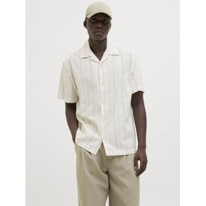 JACK & JONES - BLUWILLIAM - Vrijetijdsoverhemd - Blauw - Katoen/Linnen