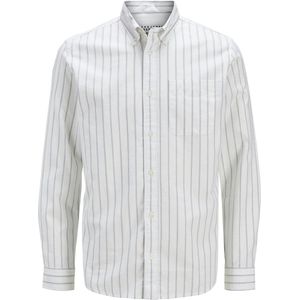 Jprbrook Oxford Shirt L/S Noos, wit (bright white), M