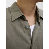 Overhemd - Twill - Lichtblauw - 100% Linnen