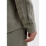 Overhemd - Twill - Lichtblauw - 100% Linnen