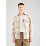 JACK & JONES - JPRCCRAYMOND SPRING - Overhemd - Taupe / Greige / Donkergrijs / Offwhite