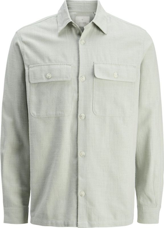 JACK & JONES PREMIUM Overshirt Lichtgroen - Comfort Fit
