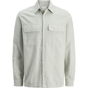 Jprccraymond Spring Solid Overshirt Sn, Aqua Gray, S