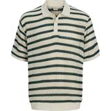 Jack & Jones Premium - Cohen SS Polo - Poloshirt - Cloud Dancer - Korte Mouwen