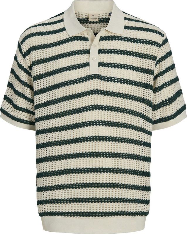 Jack & Jones Premium - Cohen SS Polo - Poloshirt - Cloud Dancer - Korte Mouwen