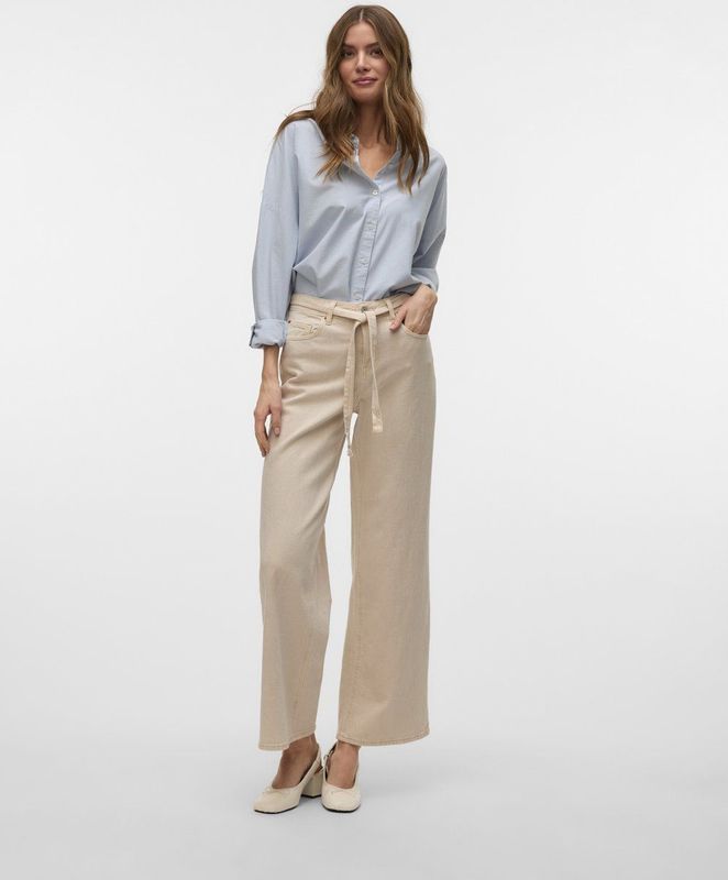 Wide Fit Jeans - Mid Waist - Wide Leg Fit