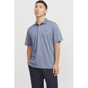 Jack & Jones Premium - Polo - Blauw - Regular Fit - Korte Mouwen