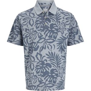 JACK&JONES JPRBLUWILLIAM SS AOP POLO - Ashley Blue - Poloshirt - Piqué